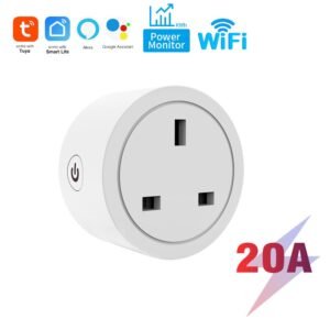 WIFI SMART PLUG 20A UK TYPE - WHITE
