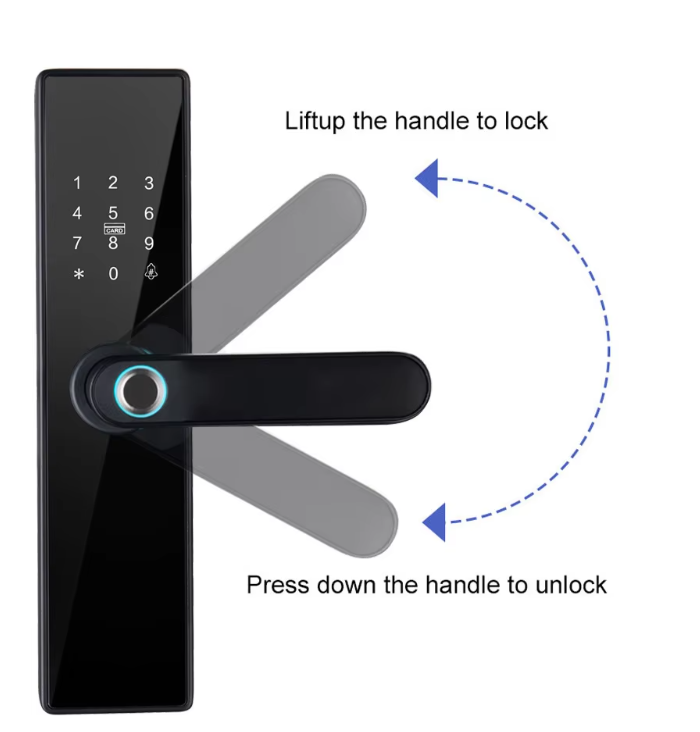 WIFI SEMI AUTOMATIC SMART DOOR LOCK - S004 - Image 4