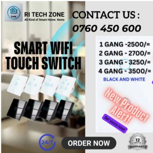 TUYA / SMART LIFE - SMART WIFI TOUCH SWITCH - 1-4 GANG